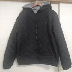 SHEIN ブラック キルティング ジャケット モコモコ 軽量