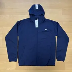 アディダス　ウィンドブレーカー　ネイビー　サイズM　adidas　ジャケット