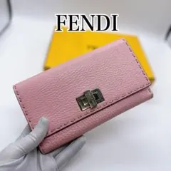 フェンディ 8M0308 レザー ピーカブー セレリア 長財布 FENDI 美品