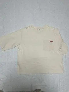 MILKFED. アイボリー ポケット付き半袖Tシャツ