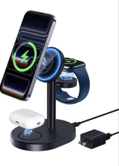 3in1ワイヤレス充電器MagSafe対応急速充電iPhoneApple