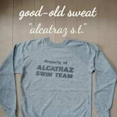 【USA-vintage】vtg70s 80s sweat alcatras