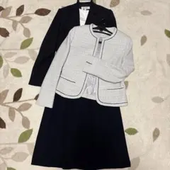 MoreMira 　9号　ワンピーススーツ・ツイード フレア