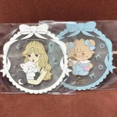 mikko コースター ラテ ムース 2点セット ガチャ カプセルトイ