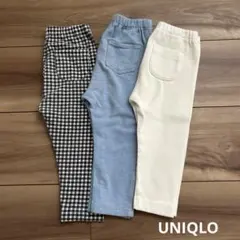 UNIQLO レギンス3本まとめ売り　80サイズ