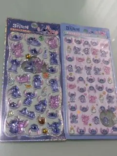 ボンボンドロップミニ プチドロップステッカー スティッチ 2種セット