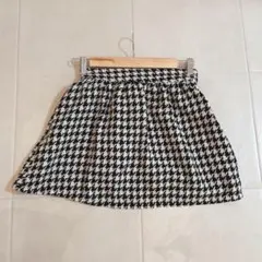 早い者勝ち 千鳥柄 フレアスカート
