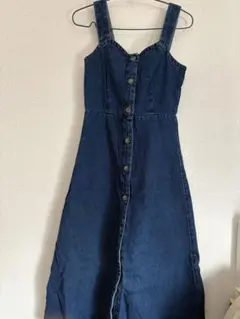 GUデニムワンピースXS