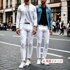 【レア】LEVI's リーバイス ホワイト デニム パンツ 513　刻印3460