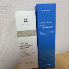 【韓国コスメ】BRMUD2点セット クレンジングオイル クレンザー