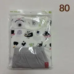 ユニクロ　ドライパジャマ　おにぎりぼうやのたびだち　80