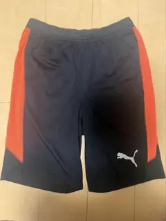 【値下げ】PUMA ショートパンツ 黒/オレンジ