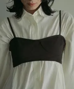 anuke Stitch Bra Top ブラウン