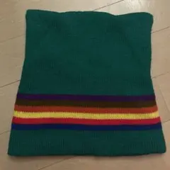 ニット帽　古着　猫耳付き