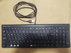 サンワサプライ USBスリムキーボード（テンキー付き）SKB-SL31BK