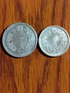 古銭　近代銀貨まとめ　13枚　50銭 20銭 10銭 5銭　竜　旭日　大日本 2025年最新】旭日竜 銭銀貨の人気アイテム - メルカリ