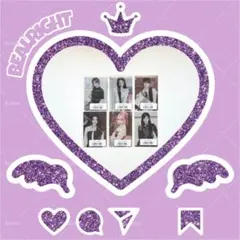 【新品未開封品】IVE Be Alright クリアトレカ 6枚コンプセット