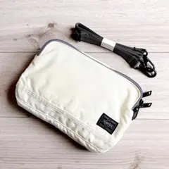 【未使用】PORTER / FLASH ショルダーバッグ　ホワイト　吉田カバン