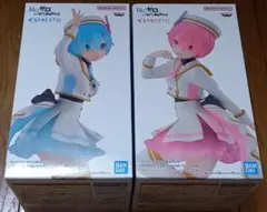 【未開封】Re:ゼロから始める異世界生活　ラム　レム　フィギュア　セット