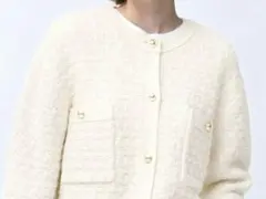 新品 GU ダブルポケットニット