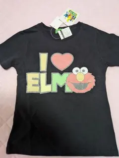 新品 セサミストリート エルモ Tシャツ ブラック Mのサムネイル