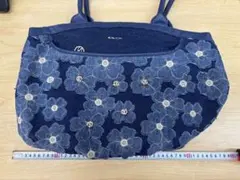 SAVOY（サボイ）トートバッグ デニム 花柄 アウトレット品 箪笥保管