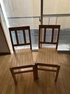 ①手渡し 2脚セット IKEA INGOLF インゴルフ ダイニングチェア - メルカリ