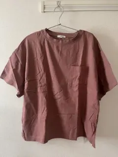 studio CLIP USAコットンクルーネックTシャツMピンク美品