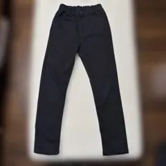 GU 黒 ロングパンツ ウエストゴム