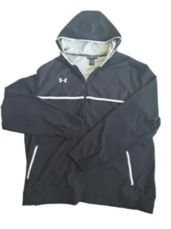 Under Armour フード付きナイロンジャケット 3XL　ハーフジップ