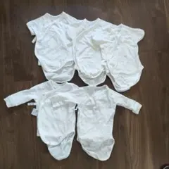 肌着5枚セット【水通しのみ、ベビー未使用】