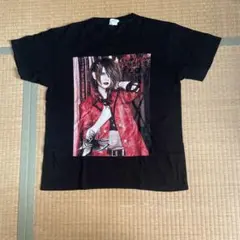 ゼラ フォトプリント Tシャツ ブラック Mサイズ