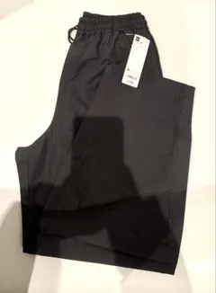 GU girls ドライイージーバレルレッグパンツjr ブラック　M