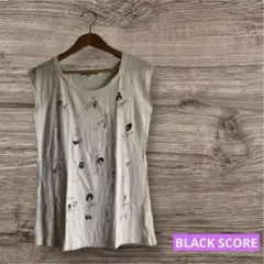 【ladies】 BLACK SCORE ロックギタリストTシャツのサムネイル