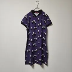 美品】 Vivienne Tam パンダ柄 カシュクールワンピース 1 黒緑 - メルカリ