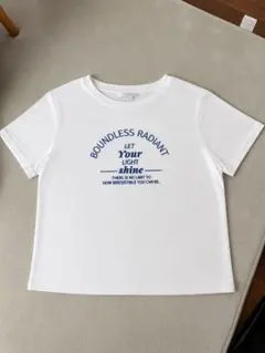 ホワイト プリント Tシャツのサムネイル