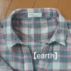 【earth 　music&eclogy】夏物ゆったり半袖シャツのサムネイル