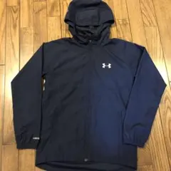 アンダーアーマージュニアナイロンパーカーネイビー（YLG：150サイズ）
