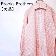 【美品】Brooks Brothers　チェック柄　マレーシア製 長袖シャツ
