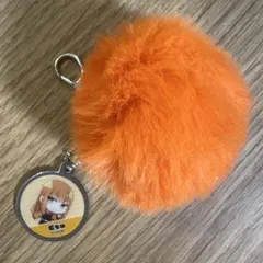 カラフルピーチ　えと　ポンポンキーホルダー