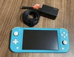【美品】Nintendo Switch Lite ターコイズブルー　充電器付
