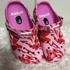A BATHING APE x Crocs サボサンダル ピンクカモ 23cm - メルカリ