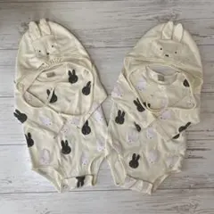 petit main ミッフィー　ロンパース