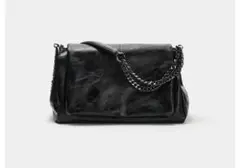 ZARA ロックフラップショルダーバッグのサムネイル