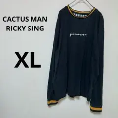 CACTUS MAN RICKY SINGH 長袖カットソー ブラック XL