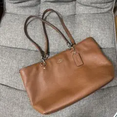 COACH トートバッグ ブラウン レザーのサムネイル