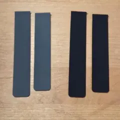 22mm 交換用 時計バンド クイックリリース マグネット シリコン 黒 グレー