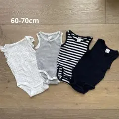 ベビーロンパース　60-70cm 4枚　まとめ売り
