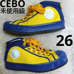 極美品　CEBO セボ キャンバスハイカットスニーカー 　26のサムネイル