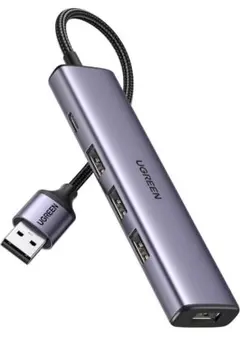 UGREEN USB3.0 ハブ 給電用USB-Cポート付き セルフ/バスパワー